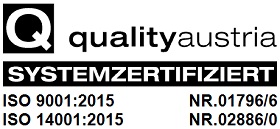 Quality Austria Zertifikat ISO 14001