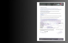 Leistungserklärung<br />Kläranlage BCA